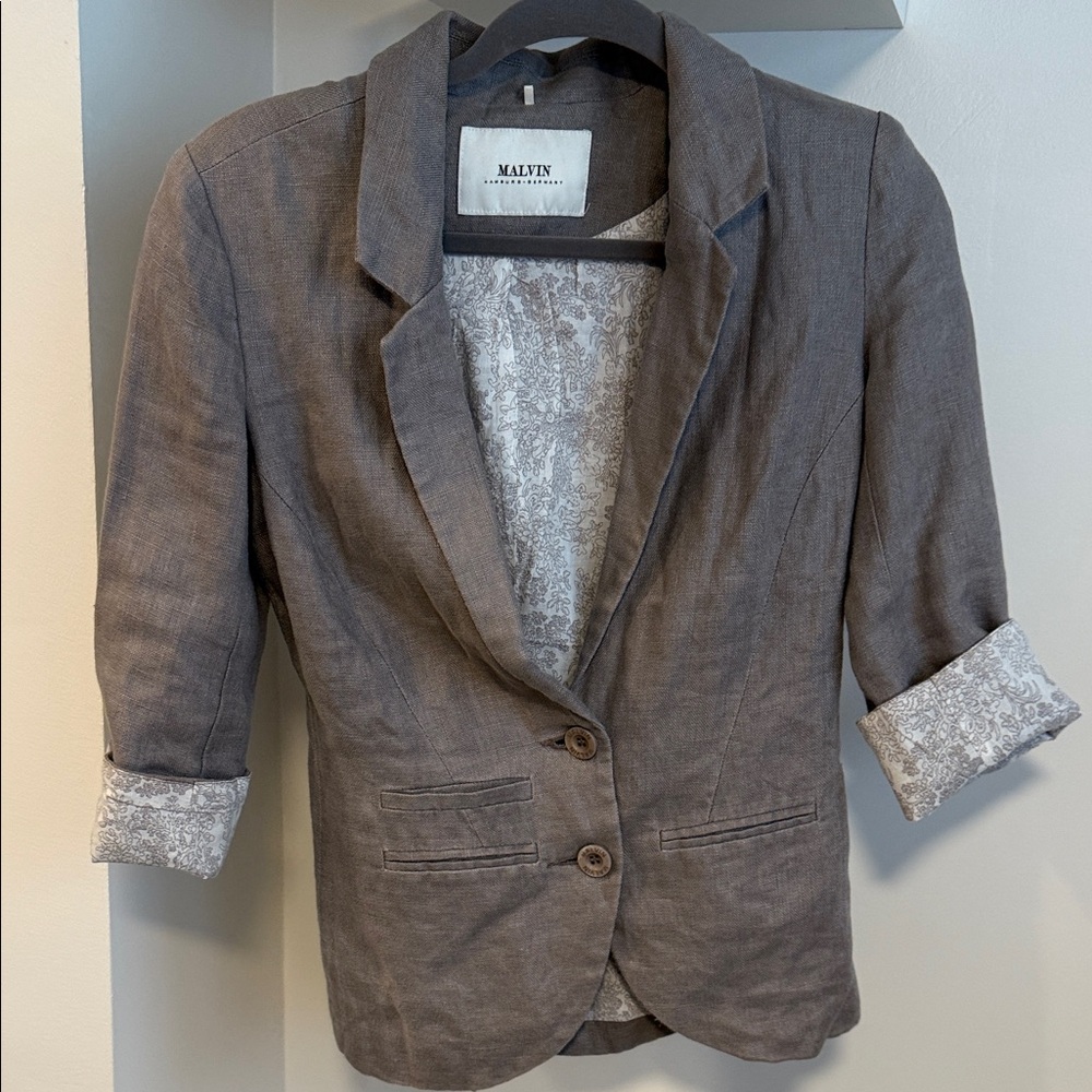 Malvin 100% Linen Made in Germany jacket